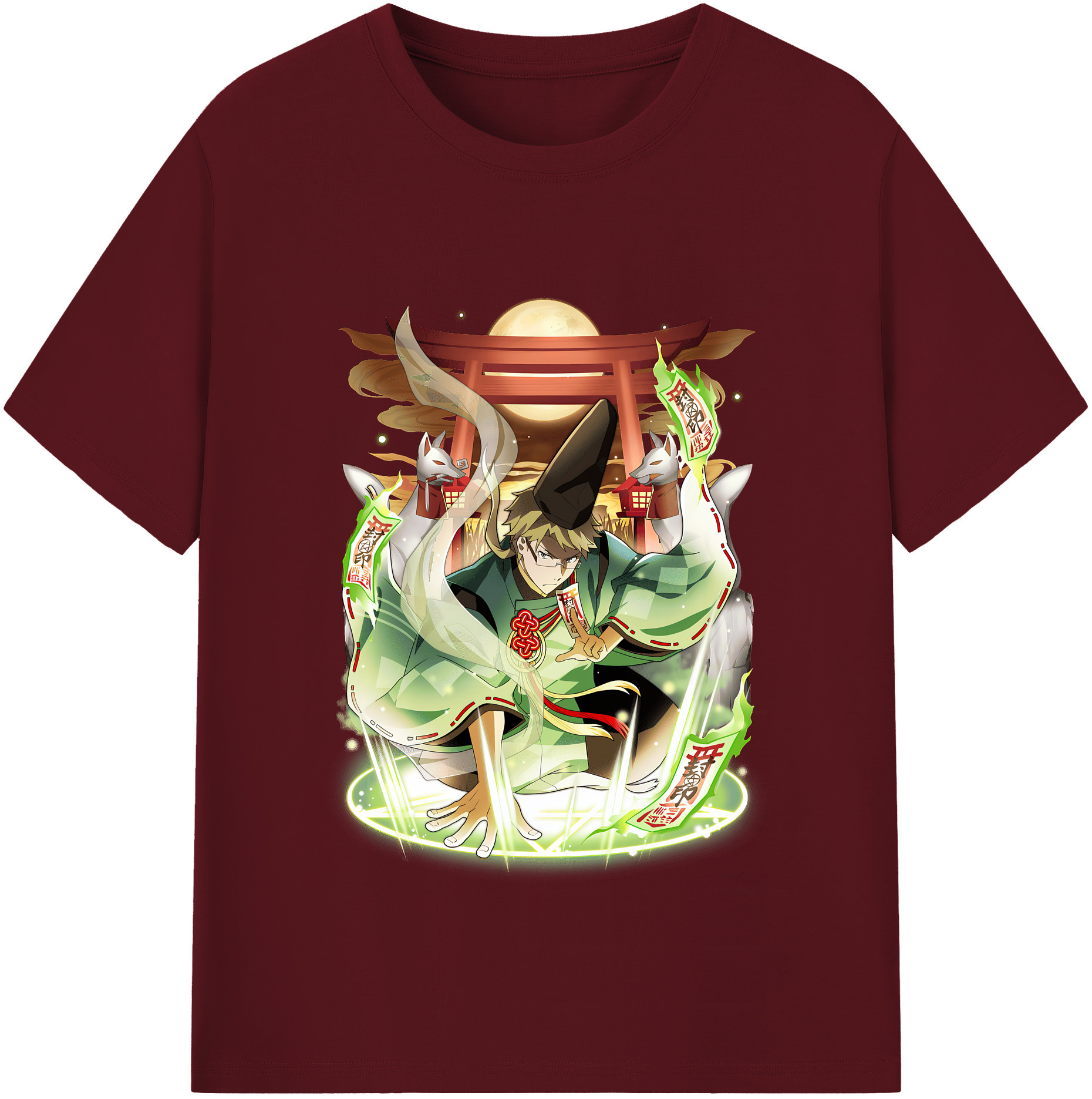 （画像用） 文豪ストレイドッグス Bungo Stray Dogs 綿100％半袖Tシャツ（フロントプリント）